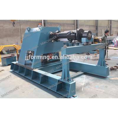 Steel plate coiler machine manufacture for 15T hydraulic decoiler