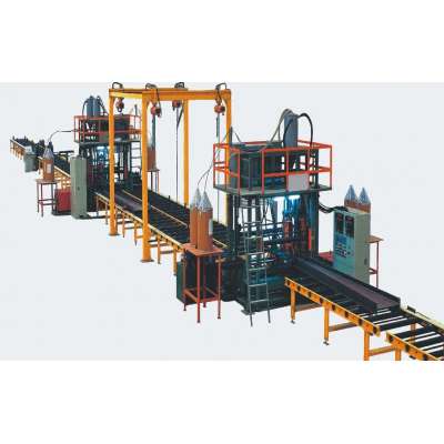 H-beam continue welding line