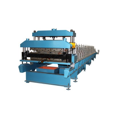 Building materials rolling machine,double layer roll forming line,double deck production equipmenth tile cutter